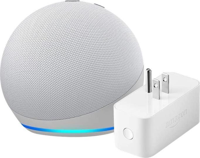 Produktbild Amazon Echo Dot (4. Gen.) mit Uhr (Amazon Alexa)