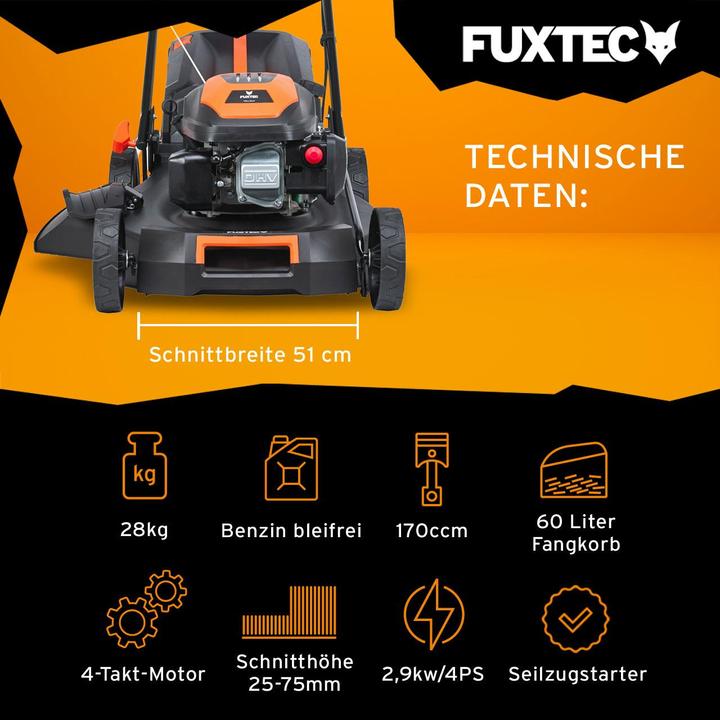 Actual product image Fuxtec FX-RM5170 (Petrol)