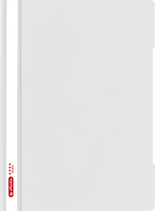 Actual product image Herlitz Quality" loose-leaf binder, DIN A4, PP film, grey (A4, 1 x)