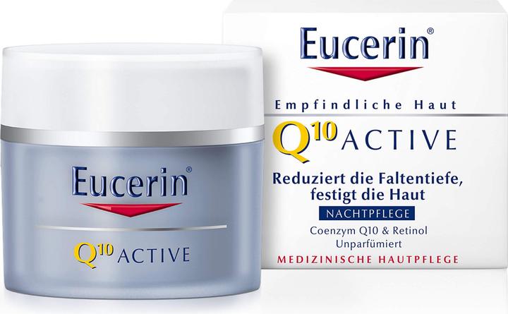 Eucerin Q10 Active (50 ml, Nachtcreme, Bis SPF 10)