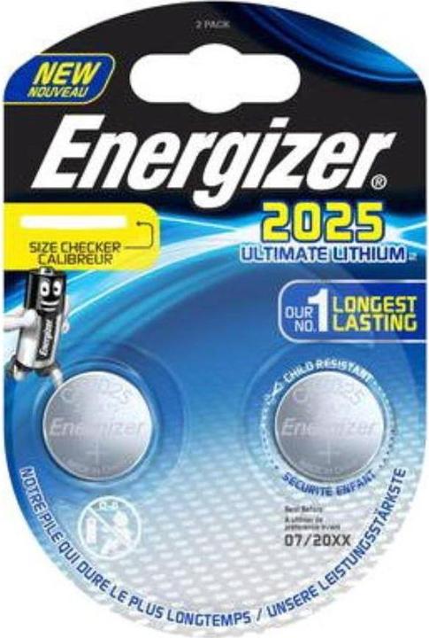Immagine prodotto Energizer Ultimate Lithium (2 pz., CR2025, 155 mAh)