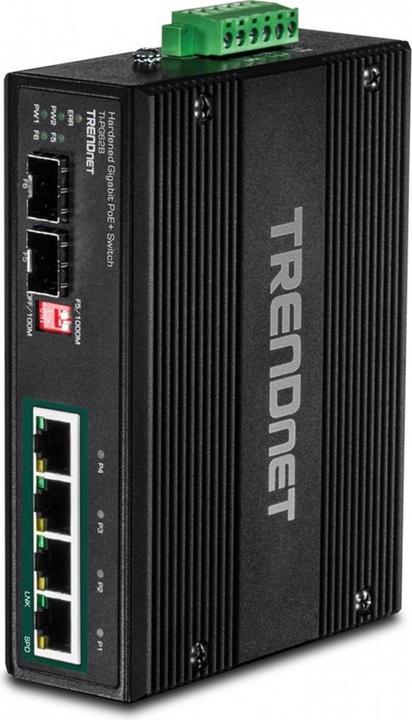Immagine prodotto Trendnet Interruttore industriale 4 porte Gbit Unman. L2 PoE+ (6 Porti)