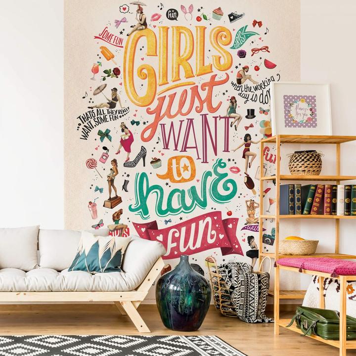 Image du produit Trenddeko Tohmé - Girls just wanna have fun (192 x 260 cm)