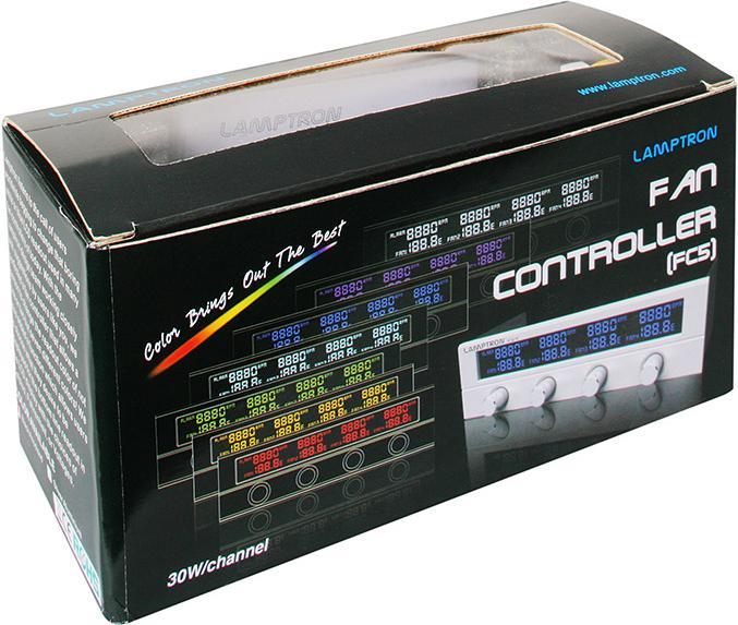 Produktbild Lamptron Fan controller 5 - silver (4 Lüfter)