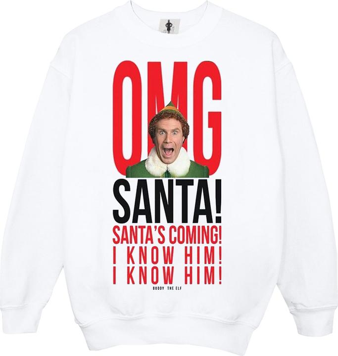 Produktbild Elf OMG Santa I Know Him Sweatshirt (XL)