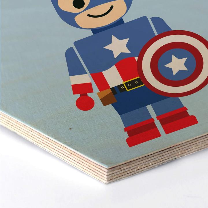 Actual product image Trenddeko Captain America Toy (35 x 30 cm)
