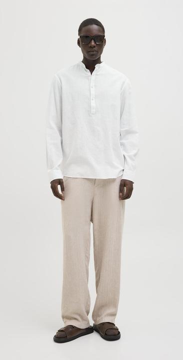 Produktbild Jack & Jones Jjesummer Half Placket Shirt Ls Sn (S)