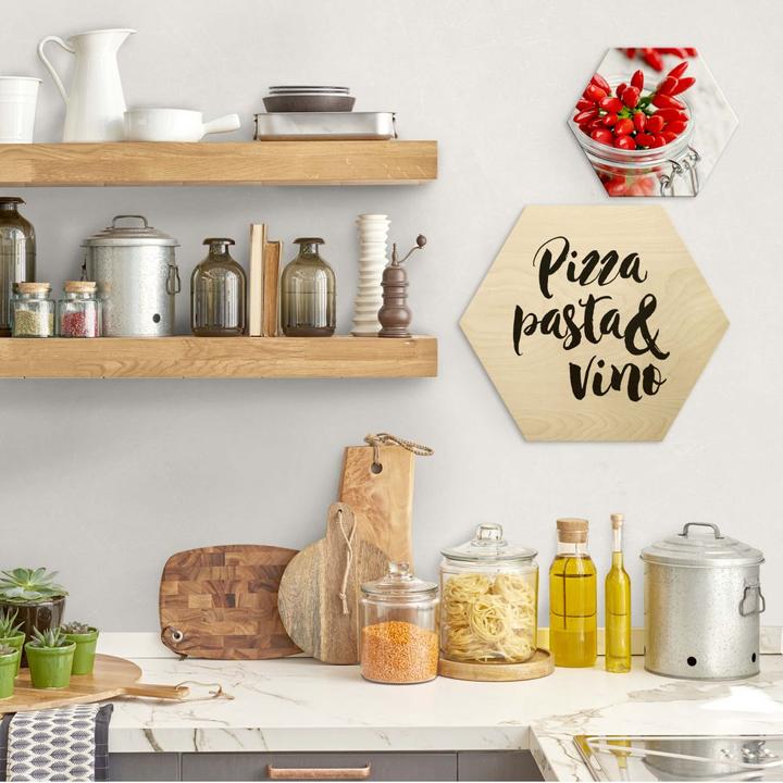 Image du produit Trenddeko Pizza Pasta Vino (35 x 30 cm)