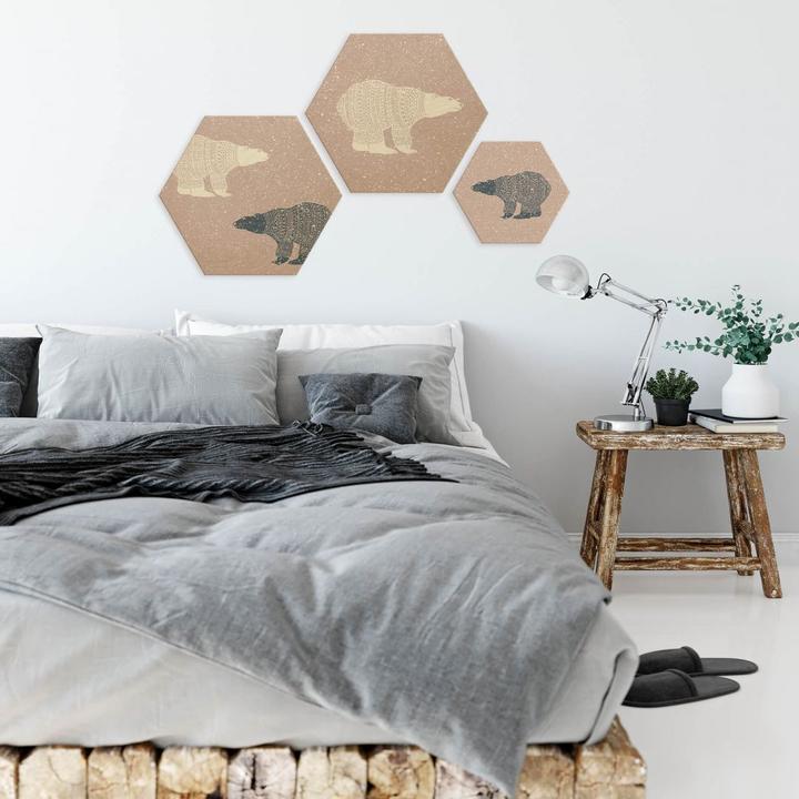 Immagine prodotto Trenddeko Orso polare blu (75 x 65 cm)