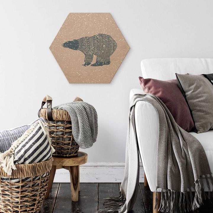 Immagine prodotto Trenddeko Orso polare blu (75 x 65 cm)