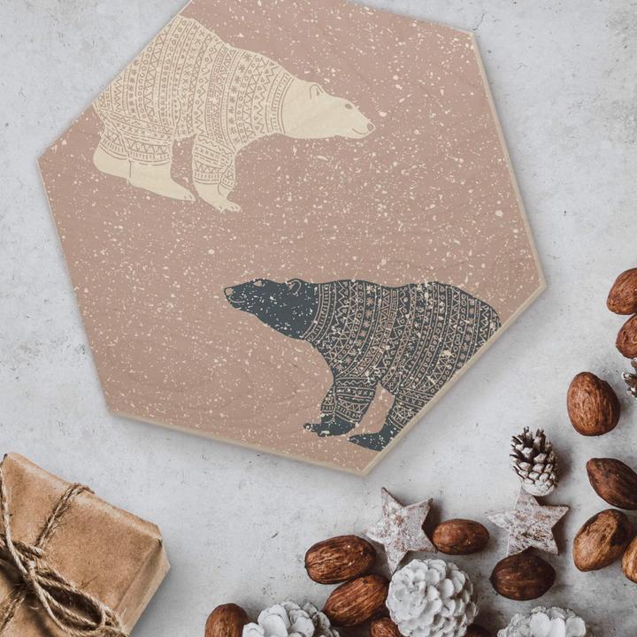 Produktbild Trenddeko Polarbären (75 x 65 cm)