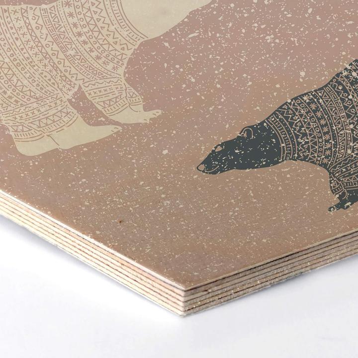 Produktbild Trenddeko Polarbären (75 x 65 cm)