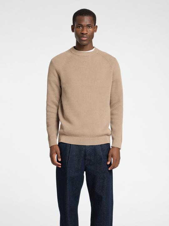 Actual product image Selected Homme 100% cotton jumper with round neckline (XL)