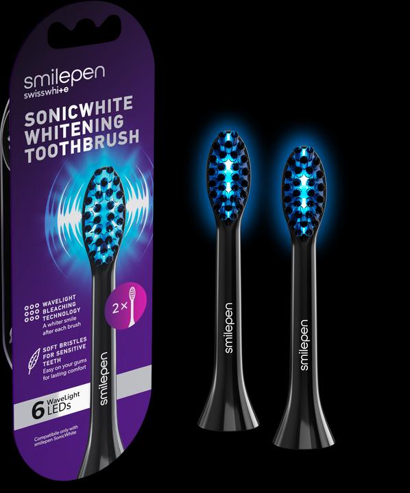 SmilePen SonicWhite 6 LED Ersatzbürstenköpfe (2 x)
