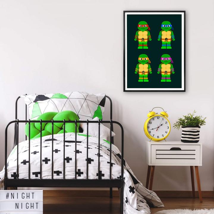 Produktbild Trenddeko Teenage Mutant Ninja Turtles Spielzeug (30 x 40 cm)