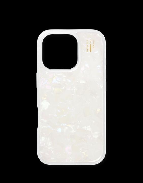 Produktbild iDeal Of Sweden iPhone 16 Pro Pearlized Case - White (Apple iPhone 16 Pro)