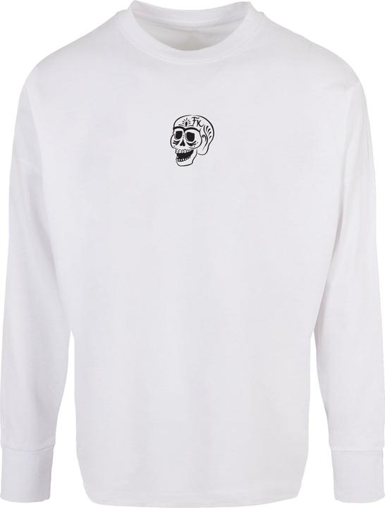 Merchcode Ladies Frida Kahlo - Skeleton Oversized Cut On Sleeve Longsleeve - 117009