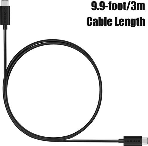 Image du produit Choetech USB type C - USB type C (3 m, USB 2.0, 20 W)