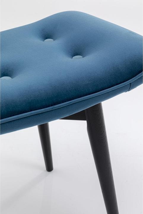 Image du produit Kare Design Tabouret Black Vicky Velvet Petrol 46x59cm (59 cm)