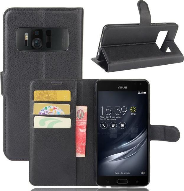 Actual product image MU Classic Leather cover with litchite texture (Asus Zenfone AR)