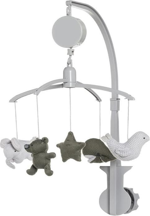 Baby's only Babys Only music mobile, khaki/silver grey