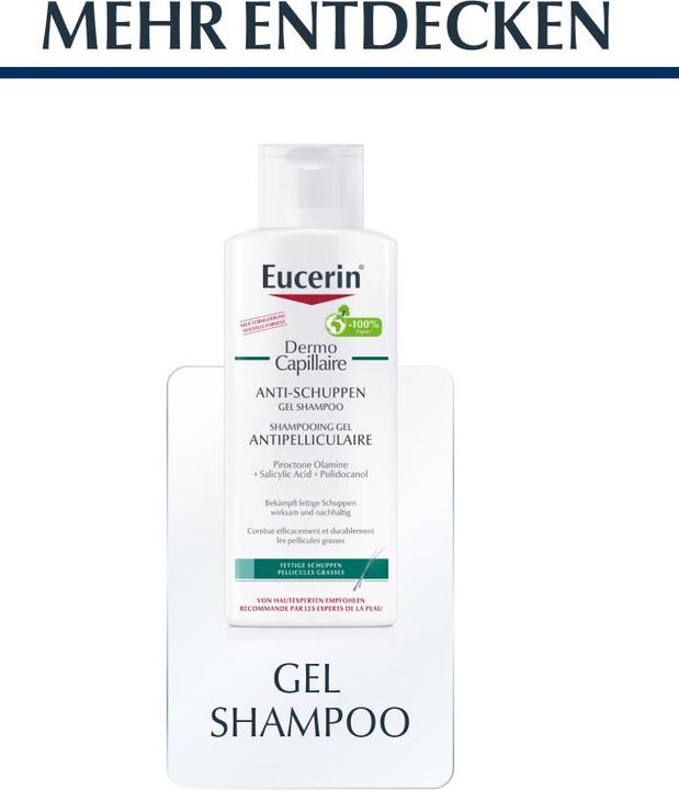 Produktbild Eucerin DermoCapillaire Anti-Schuppen Creme Shampoo (250 ml, Flüssiges Shampoo)
