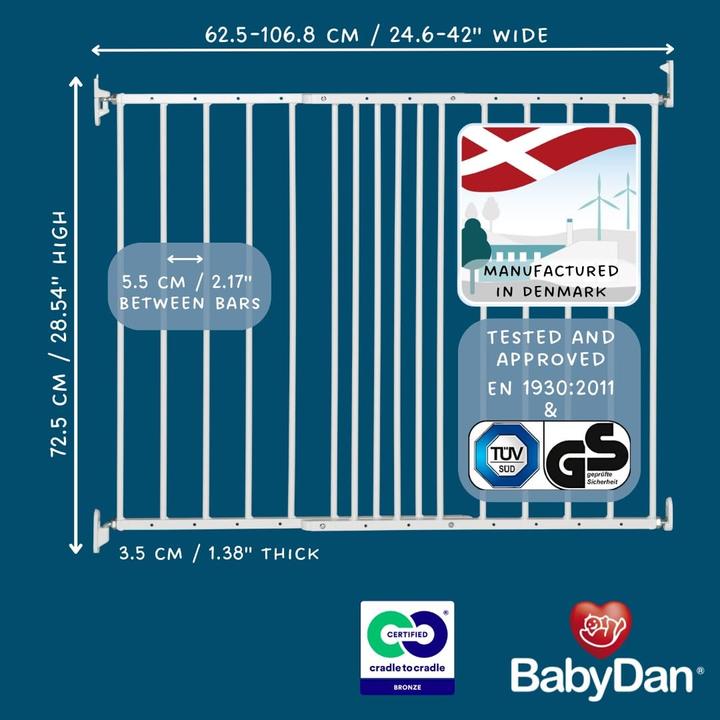 Actual product image Baby Dan Security gate (62.50 cm)