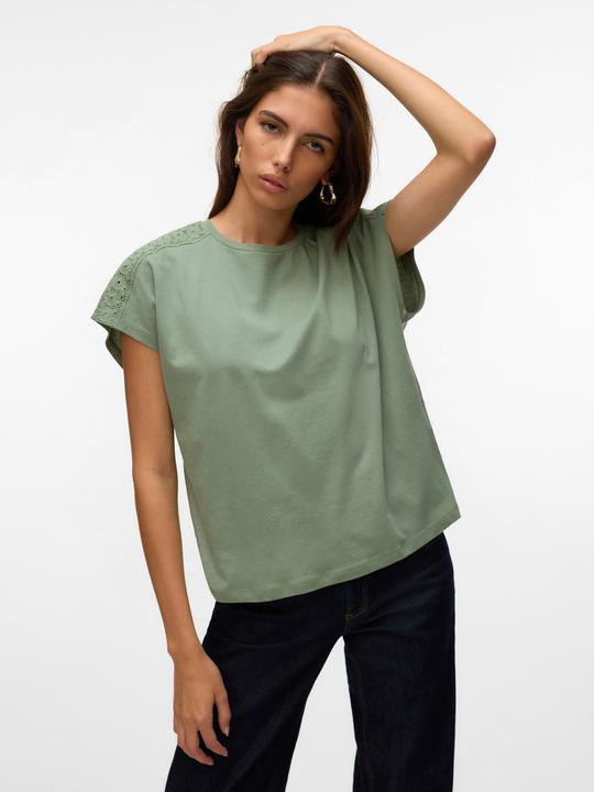 Image du produit Vero Moda Vmemmy Ss Lace Tape Top Jrs Ga Noos (S)
