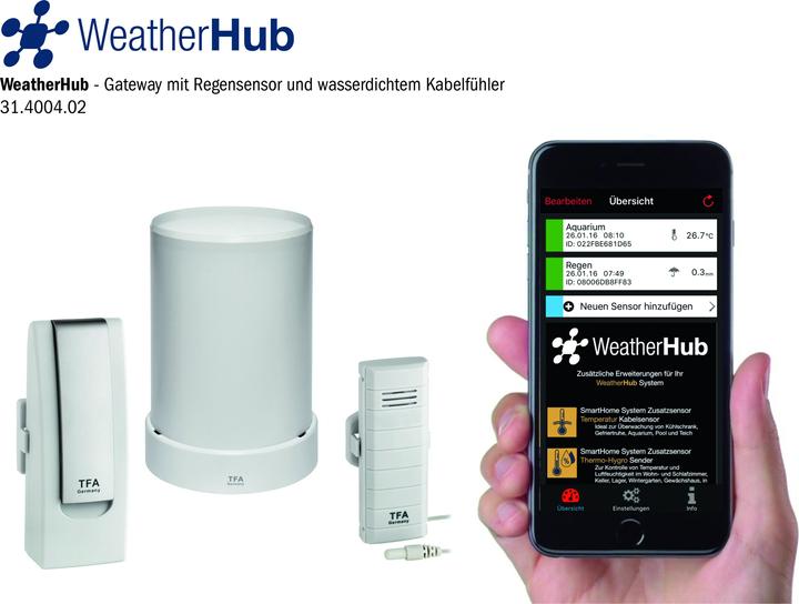 Actual product image TFA WeatherHub SmartHome System Weather Station