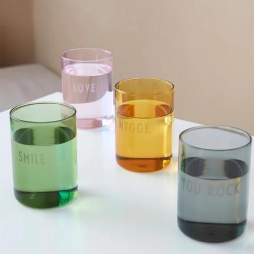 Actual product image Design Letters Favourite drinking glass Rock (0.35 l)