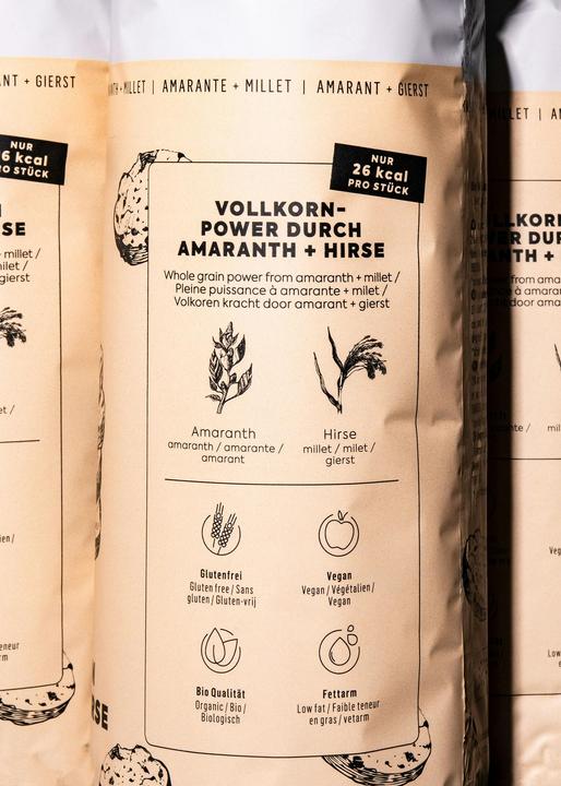 Produktbild KoRo Bio Vollkorn Reiswaffeln mit Amaranth und Hirse (1440 g)