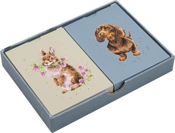 Immagine prodotto Wrendale Design Spielkarten „The Country Set“ mit Waldtieren, Hunden und Katzen