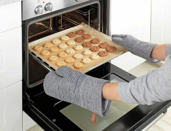 Immagine prodotto Wenko Guanto da cucina Ada Stripes (Silicone, Cotone, Poliestere, Viscosa)