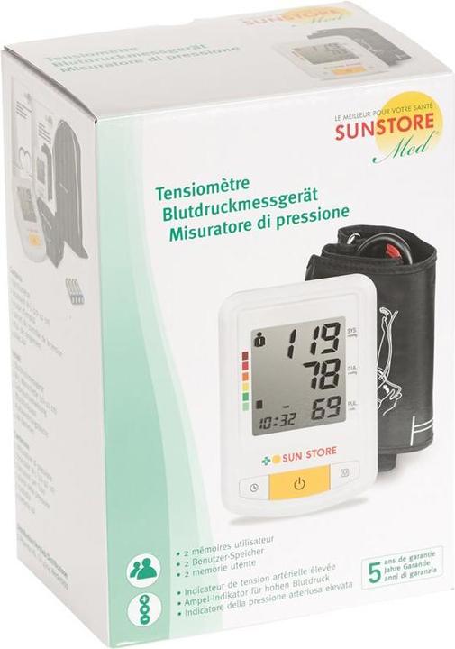Actual product image Sun Store STORE Med Blood Pressure Monitor (Blood pressure monitor upper arm)
