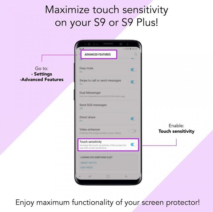 Produktbild Screenguard 360° Screen & Body Protector Samsung Galaxy S9 Hülle mit Folie (Samsung Galaxy S9+)