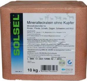 Yaki Solsel - Pietra minerale da leccare per cavalli 10 kg (1 x, 10000 g)