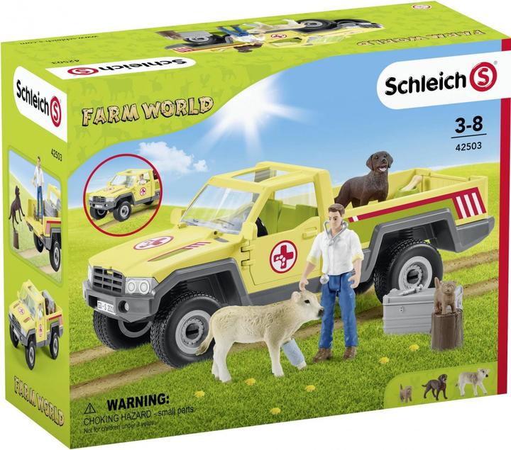 Actual product image Schleich Vet visit on the farm