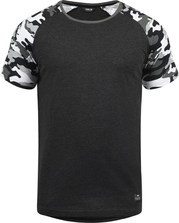 Immagine prodotto Solid Cahil T-Shirt Camouflage Maglietta A Manica Corta Da Uomo Con GiroCollo Con Stampa (L)