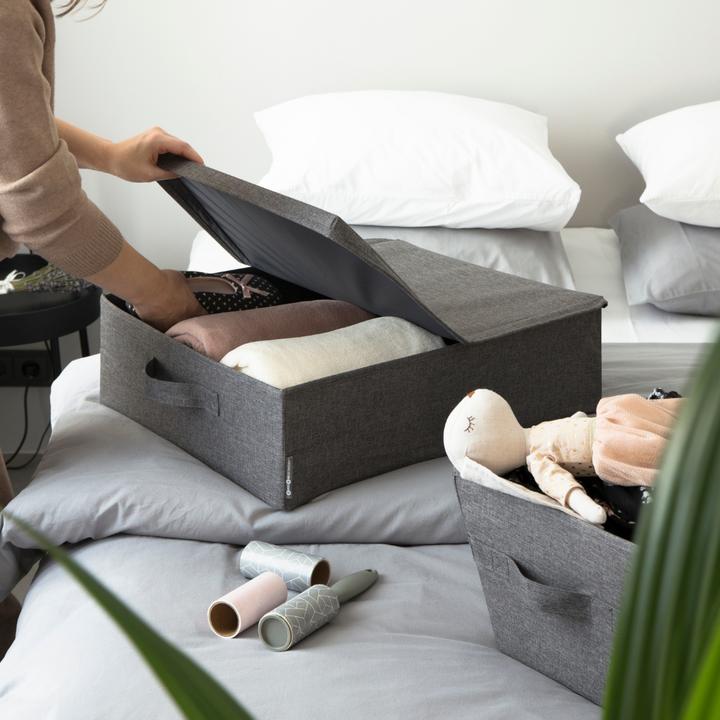 Actual product image Bigso SOFT Grey - Underbed storage (40 x 30 x 22 cm, 26.40 l)