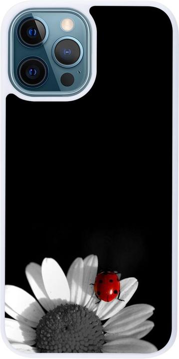 Actual product image PhoneLook Cover Silicone white Black and white Cox (Apple iPhone 12)