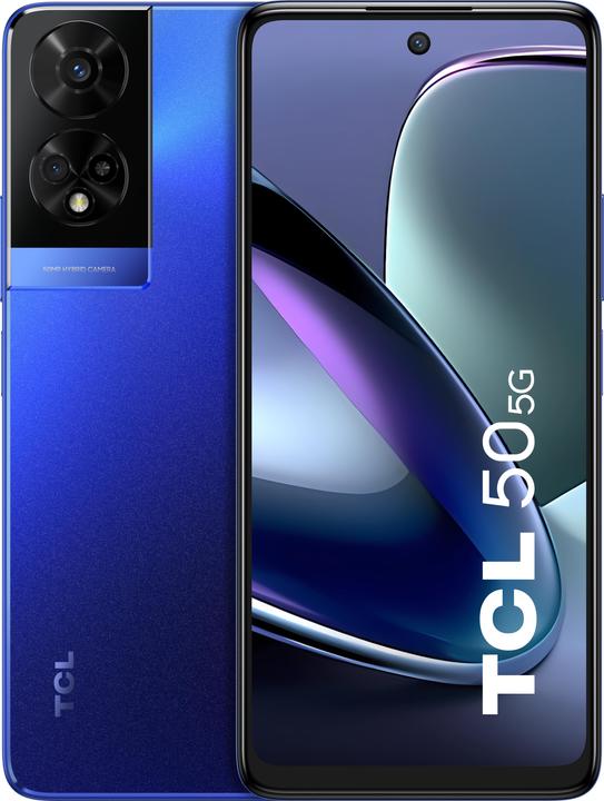 Immagine prodotto TCL 50 5G 4Gb 128Gb 6.6' 90Hz (128 GB, Blu Scuro, 6.60", 50 Mpx, 5G)