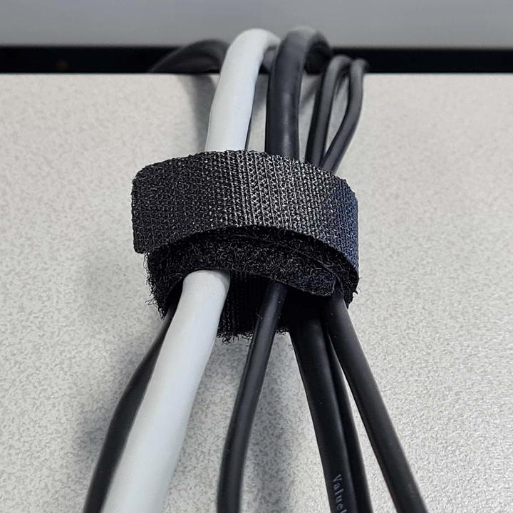 Produktbild Nedis Kabelmanagement Kabelclip Gesperrt 6 Stück Nylon Schwarz 175 mm Schwarz (Klettkabelbinder, 175 mm, 1 Stk.)
