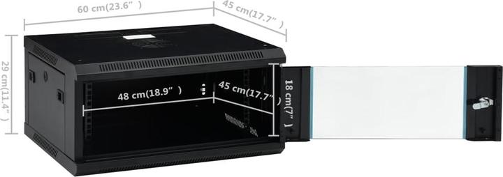 Actual product image VidaXL Jameson (19 inch rack)