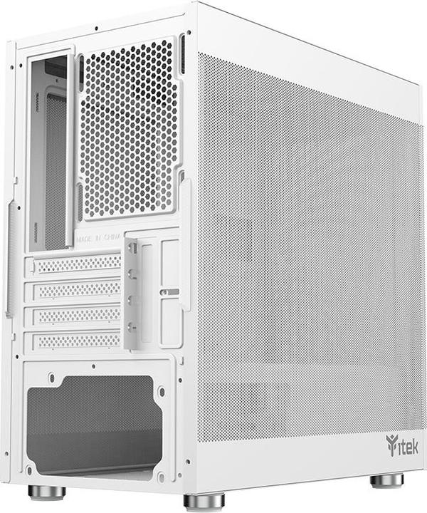 Actual product image Itek Boitier Mini Tour Micro ATX ProMesh 35 (Blanc) (mATX, Mini-ITX)
