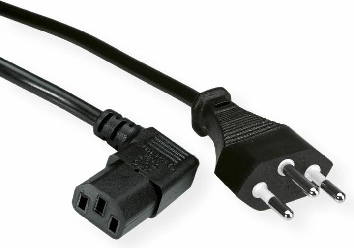 Value Netzkabel gewinkelt (2 m)