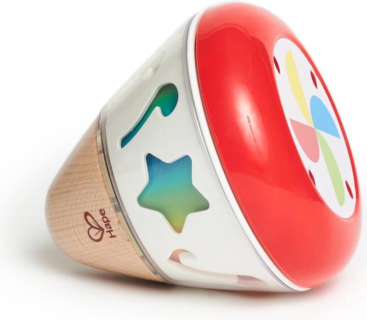 Actual product image Hape Music spinning top