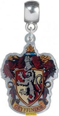 GED Harry Potter Gryffindor Crest Slider Charm (versilbertem Metall)