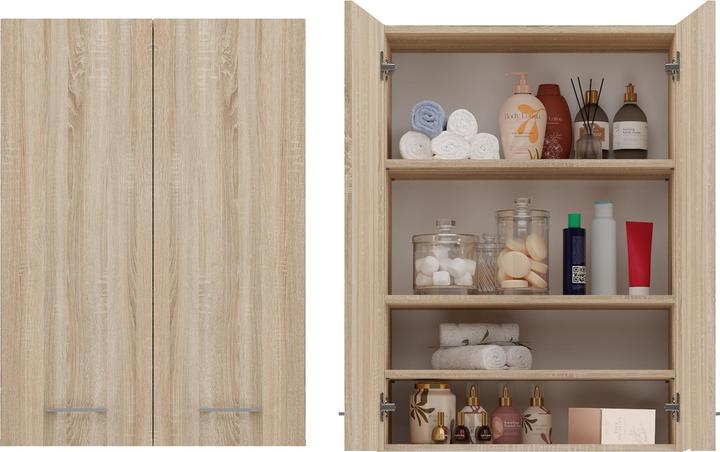 Produktbild Topeshop Waschmaschinenschrank POLA MINI DD 64x30xH90 Sonoma (64 x 30 x 90 cm)
