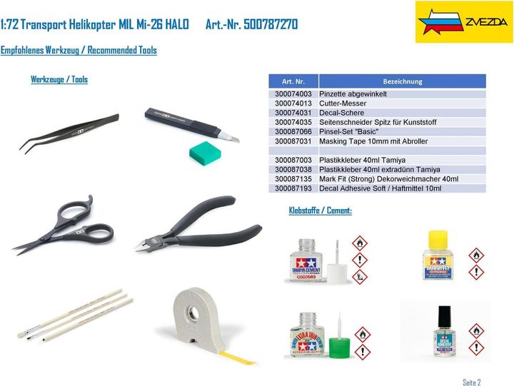 Actual product image Carson 1:72 Transport Helicopter MIL Mi-26 HALO