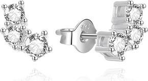 Produktbild Agato Sparkling silver earrings with zircons AGUP3470